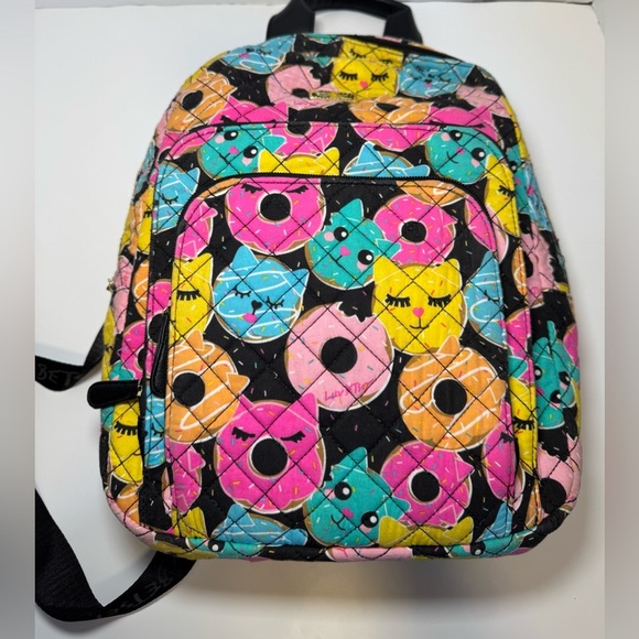 Luv Betsey by Betsey Johnson quilted Donut cat backpack - Picture 5 of 11